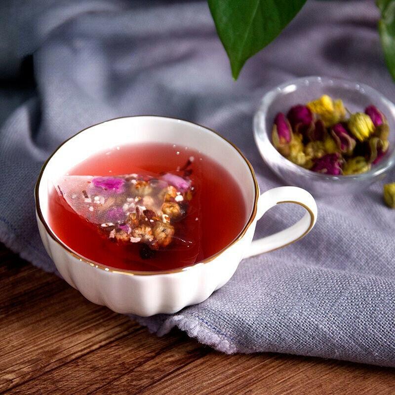 9 г * 10 чай с хризантемой Xiaoyao травяной чай с камелией Chixiaodou чай с ячменем — фото 6