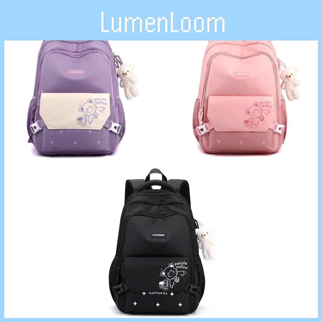 Stylish High-value Color Block Korean Style Student Backpack For Middle School