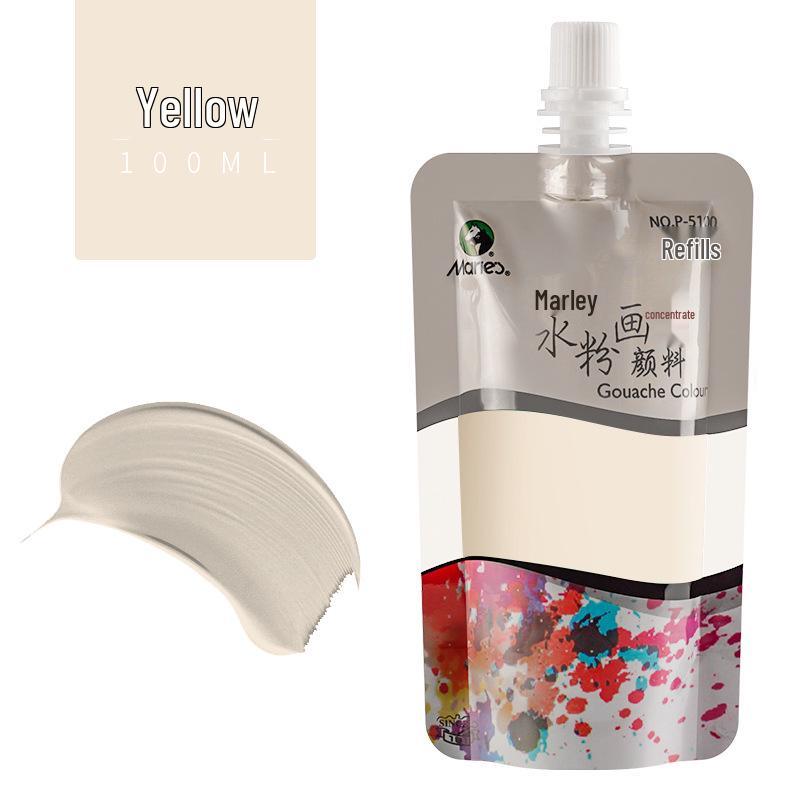 Mali Concentrated Gouache Paint Refill - Jelly Pigment for Art Exams