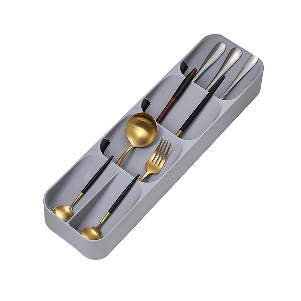 Tragbarer Besteck-Organizer, Aufbewahrungsbox für die Küche, praktischer Utensilien-Organizer für die Küche, Gadget-Organizer, platzsparende Besteckbox