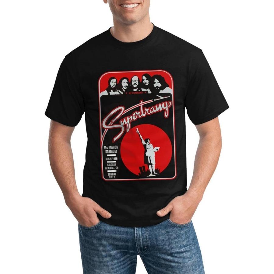

Men s T-Shirts Supertramp Short Sleeve T-Shirts Print Tee Shirt Tops 5XL різнокольоровий