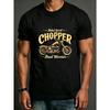 Men'S Crewneck T-Shirt Loose Fit Fashion Versatile Soft And Comfortable Fabric Suitable For Daily Wear And Holiday Gifts Biker Theme Summer And Spring