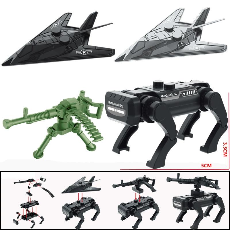 MOC Military Building Block Set Weapons War Army Accessories Soviet Army Characters Cannon Carts Launchers Tents Block Bricks Gift Presents Toy