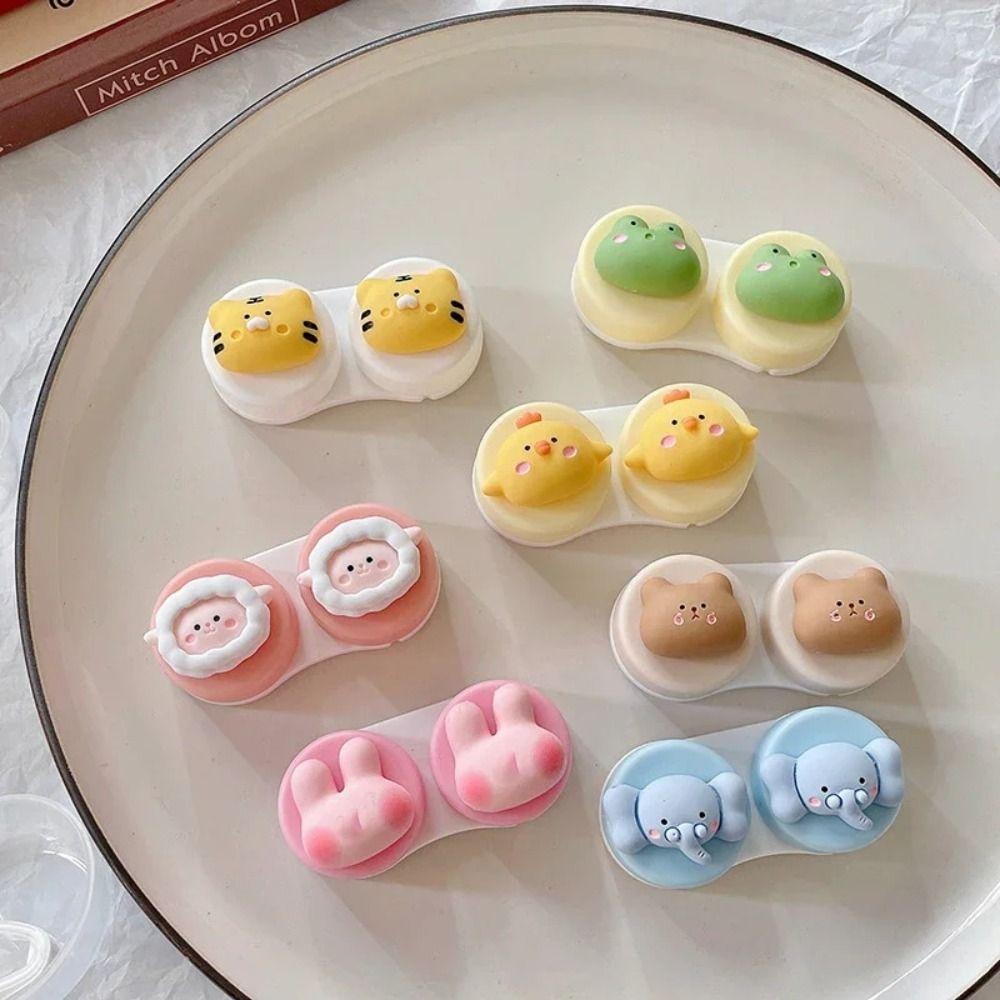 Animal Contact Lens Storage Box Mini Lens Nursing Tool Fashion Contact Lens Case