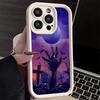 Phone Case for iPhone 17 Air 16E 15 16 Pro Max Gothic Vampire Scarlet Art Cover 14 Plus 13 12 Mini Soft Shell Silicone Fundas