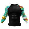Digital Print Quick-Dry Long Sleeve Training Top - Autumn/Winter Running Tee