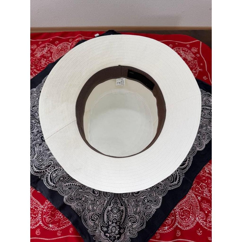 Used CA4LA Kashira Japanese Paper Bucket Hat Washable White