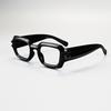 New Square Cyberpunk Ripple Legs Frame Prescription Reading Glasses Men Anti Blue Light Eyewear
