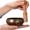 Nepal Handmade Singing Bowl Copper Tibetan Meditation Yoga Sound Healing Decor