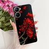 For Realme V30 Case RMX3619 Fashion Flower Bowknot Soft Silicone Back Cover For Realme V30T RMX3618 Fundas RealmeV30 Phone Shell