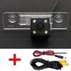 AHD Fisheye 12LED Dynamic Trajectory Car Rear View Camera For Skoda Octavia 5 A5 2008 2009 2010 2011 2012 2013 2014 2015