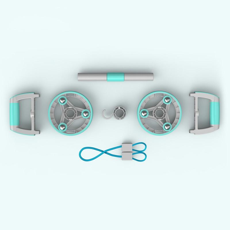 Multifunctional Abdominal Wheel Double Wheel Abdomen Muscle Training Men Home Fitness Equipment
