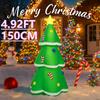 4.92FT With LED Light Inflatable Tree Toy Xmas Home Decorations Christmas Yard Party Lawn Supplies Ornaments Xmas Holiday Gifts