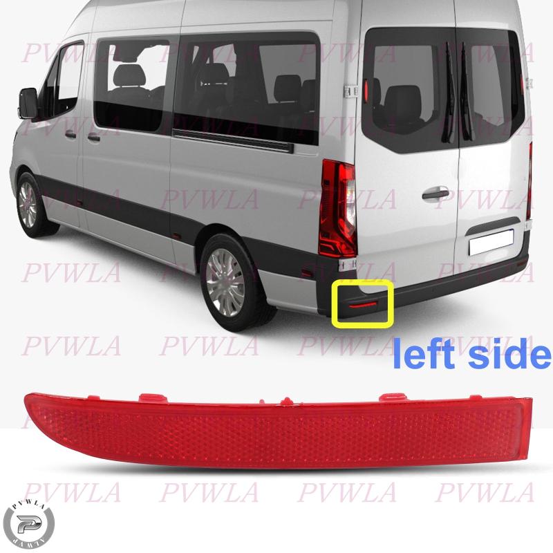 Rückstrahler für Stoßfänger Hinten Für Benz Sprinter W907 W910 1500 2500 3500 2024 Bremslicht Ohne Leuchtmittel 9108204800LH