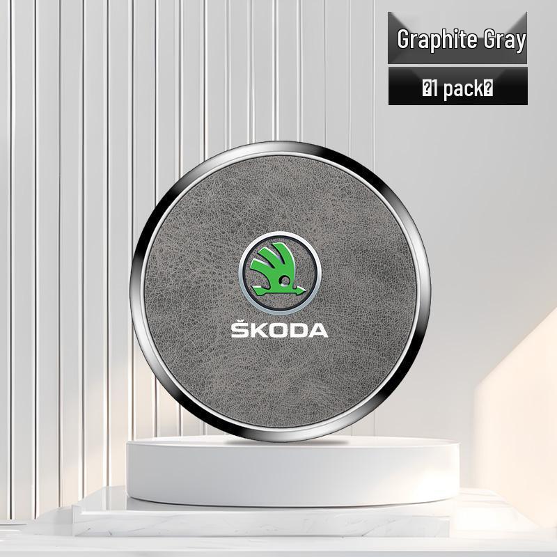 Skoda Kodiaq Cup Holder Coaster for 2017-2024 Models, Alloy