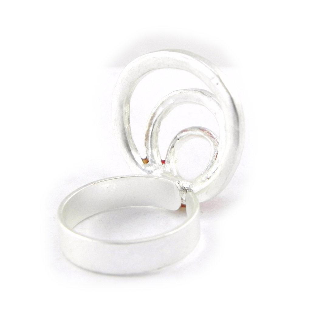 NOA [H8749] - Orange Designer Ring 'Les Acidulés'