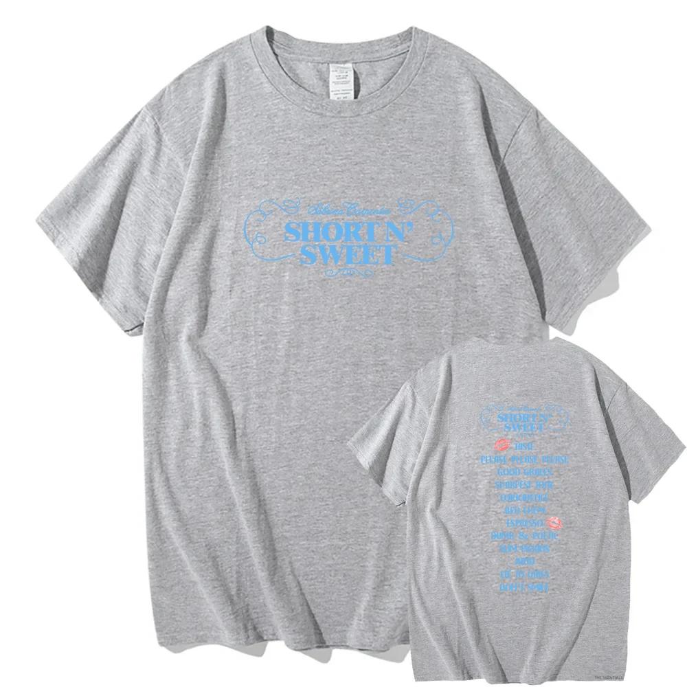 Sabrina Carpenter Short N Sweet T Shirt Fashion Unisex Women Hip Hop Retro Taste Tour Tshirt Unisex Vintage Tee Shirts