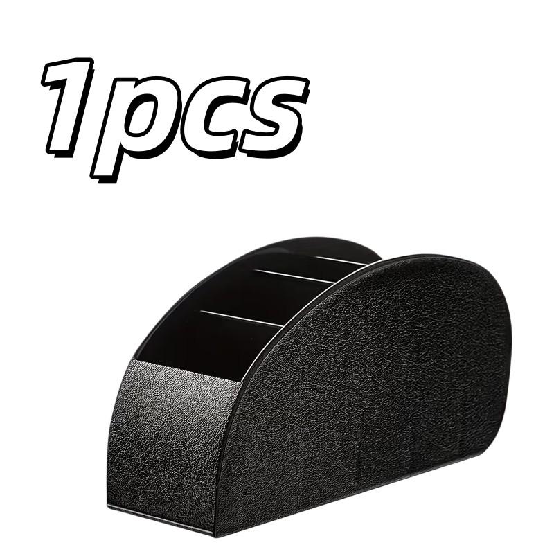 1pcs 5-Compartment Remote Control Storage Box – Space-Saving Tray for Living Room, Home Office, Bedroom