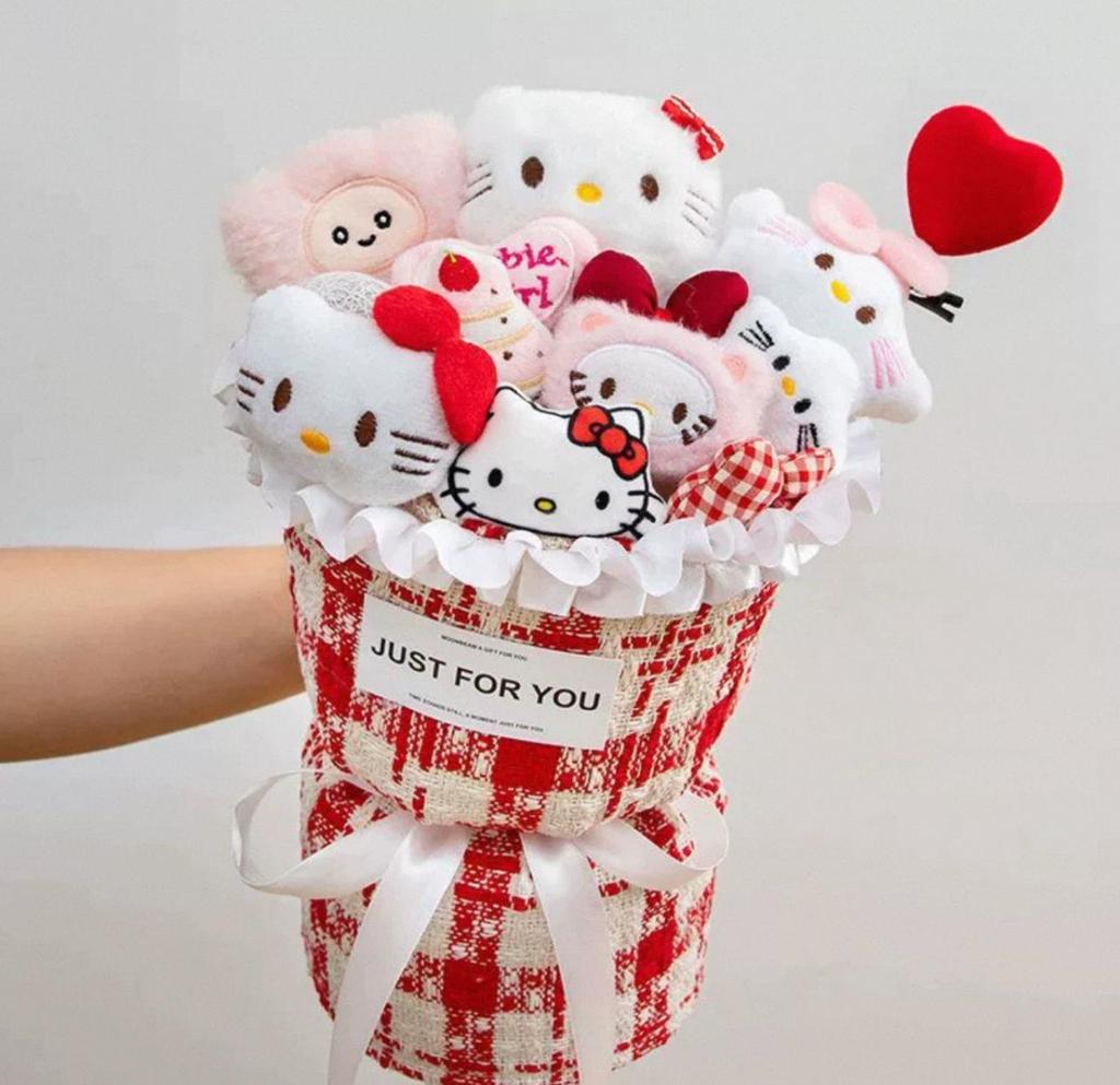 Birthday and Graduation Gift: Cinnamoroll Flower Bouquet Toy for Girls and Best Friends