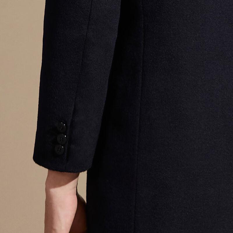 Antonio Men's Cashmere & Wool Blend Overcoat with Detachable Down Liner