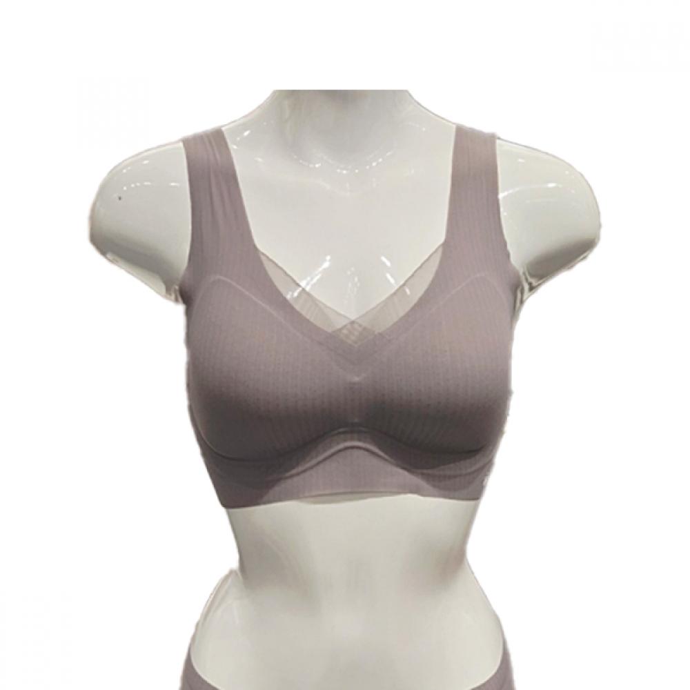 

Triumph Premium Grey Color Wireless Running Bra Tfwbr141gy S