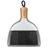 MR.SIGA Mini Broom and Dustpan Set, Small, for Tabletop Cleaning, Entryway Cleaning, Indoor Cleaning, and Car Cleaning (Bamboo Handle)