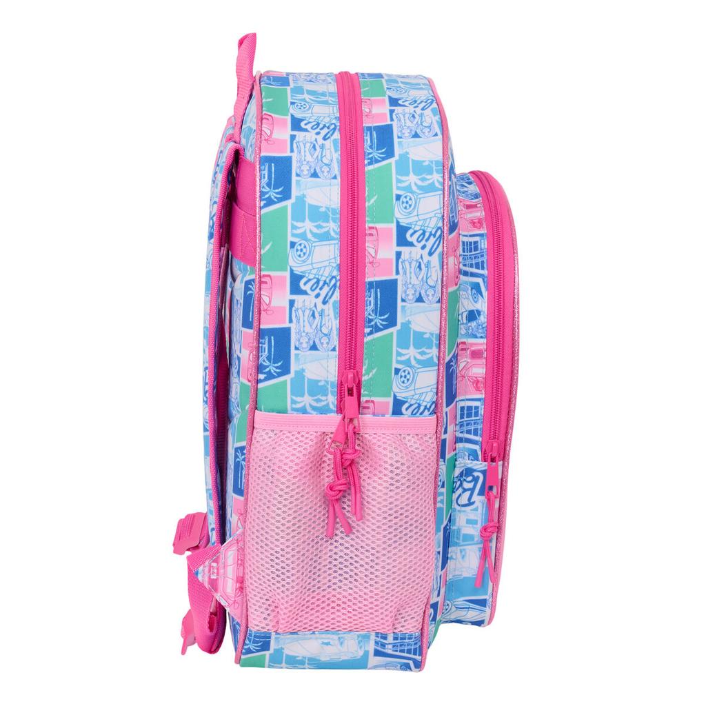 School Bag Barbie Multicolour 32 X 38 X 12 Cm