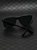1 pair of rice nail one-piece glasses Outdoor street photo travel glasses Sunglasses Fashion too glasses sports cycling sunglass