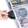 Sunglasses Organizer Multi Girds Hanging Wall Glasses Holder Dust-proof Home Storage Display Pocket Wall Stand Bag Organizer