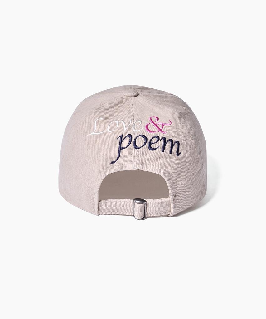 POEV Love Poem Ball Cap - Beige