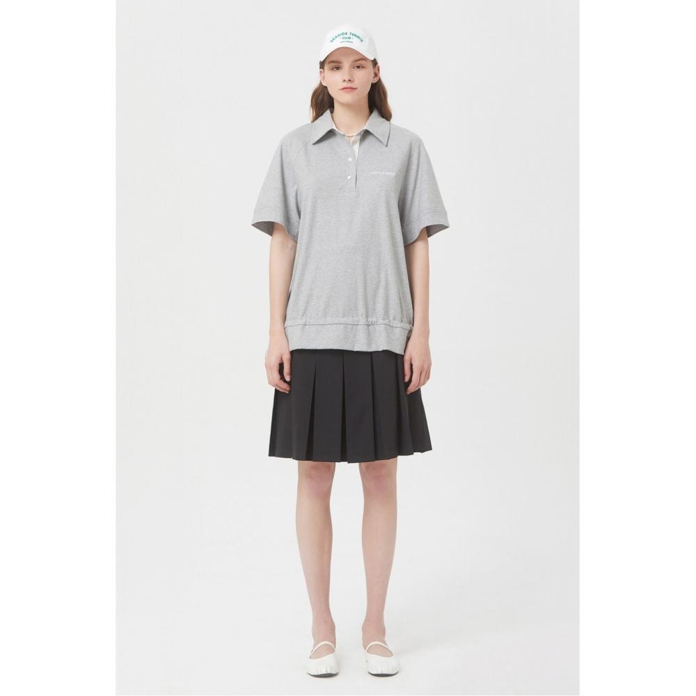 

LUCKYMARCHE String Raglan Collar TshirtQWTAX23541GYM