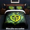 Set Biancheria da Letto Leeds United 1 Copripiumino + 2 Federe Morbido Traspirante Biancheria da Letto per la Casa