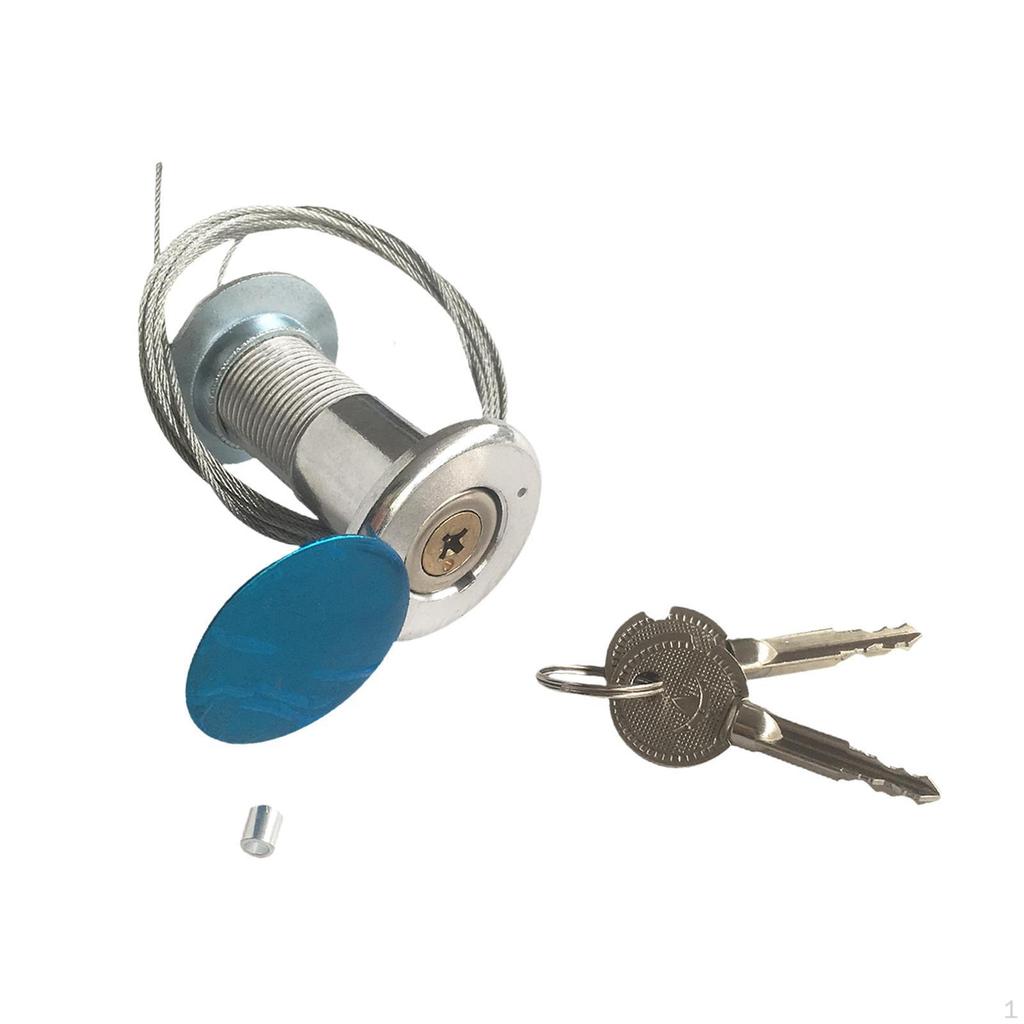 Serrure d'urgence pour porte de garage remplace les pièces de réparation en alliage de zinc professionnel premium installation facile