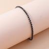 Exquisite Cubic Zirconia Bracelets for Women Silver Color Rhinestone Bracelet Chain Girls Party Holiday Jewelry Gifts