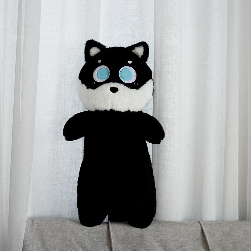 65cm Lovely Stuffed Plush Long Cat Dog Animals Toys Throw Pillow Soft Sleeping Puppy Cushion Nap DollsToy Home Decor Gift