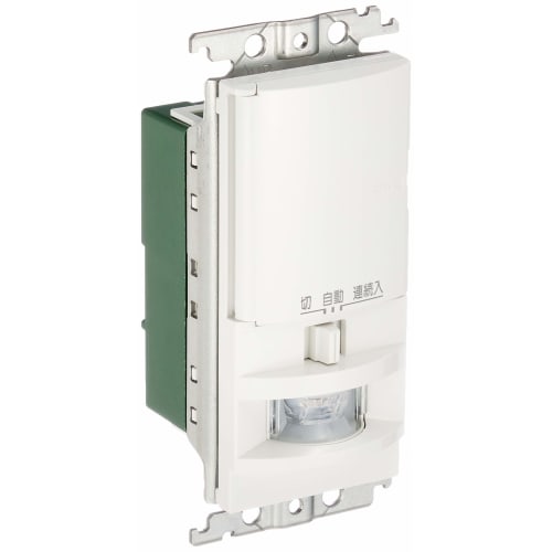 Panasonic Wall-mounted automatic switch with heat ray sensor No main device/switch space White WTK1411WK
