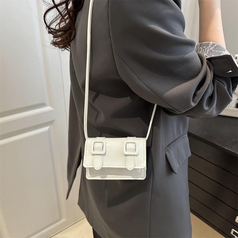 Mini Exquisite Solid Color Premium Texture Small Square Bag Summer New Popular Shoulder Messenger Bag Women's Bag