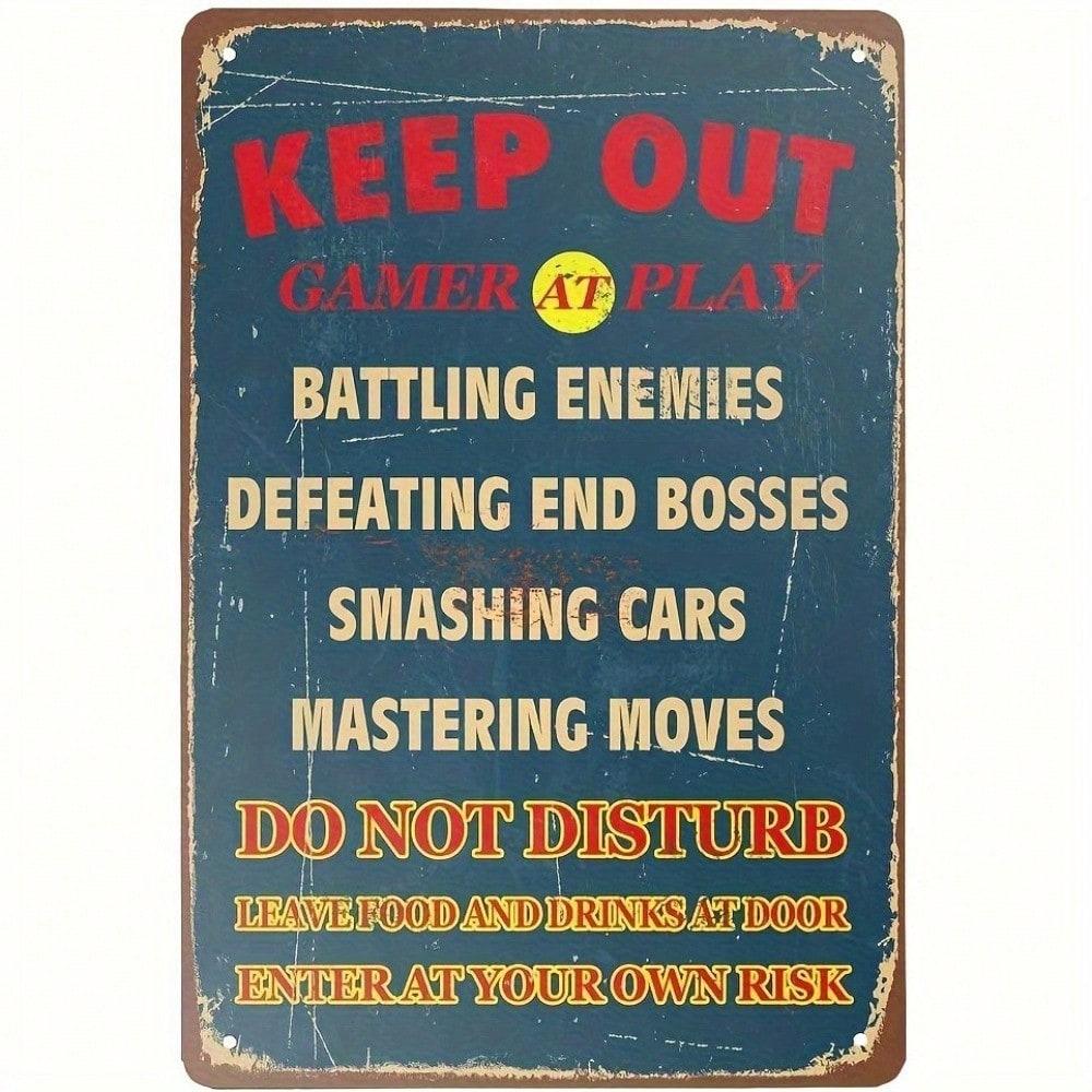 Retro metal tablolar, mobilya, oturma odası dekorasyonu 20x30cm