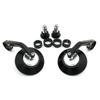 Bar End Motorcycle Bar Motorcycle CNC HONDA SUZUKI Left and Right Set X Mirrors, Mirrors, Ends, Universal, Round, Mirrors, Aluminum, YAMAHA, (Black