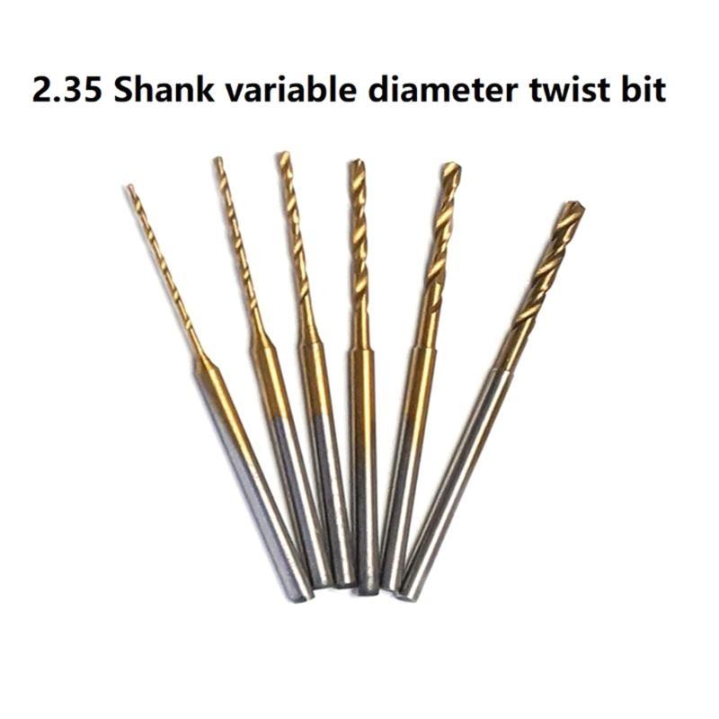 10Pcs Mini Twist Drill Bit Tiny Drill for Precisions Drilling In & Metal