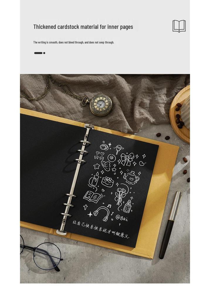 A4 Kraft Paper Cover DIY Photo Album & B5 Classmate Growth Journal