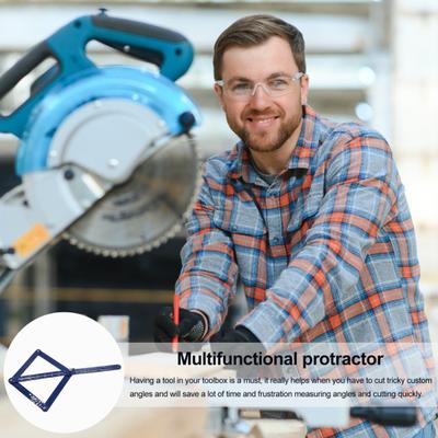 Eckenwinkelsucher Lineal Robuste Konstruktion Multifunktionale Winkelmessung Gehrungssäge