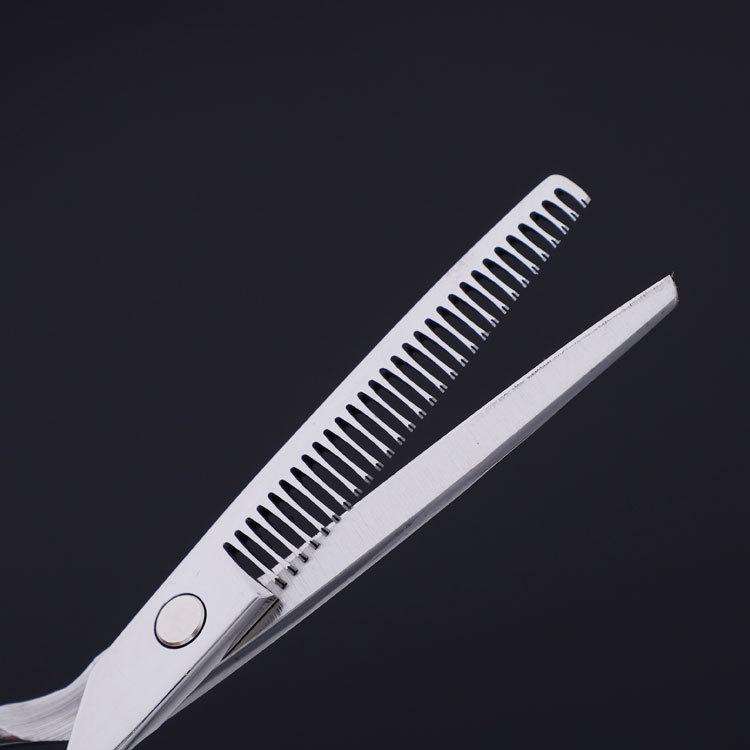 Ciseaux de coupe de cheveux de 15 cm, coupe de tous types de poils, volume d'épilation, outil de coupe de cheveux à faible coût
