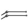 2 Pcs Metal Front Rear Universal Drive Shaft for HIMOTO E10MTL E10MT E10BP 1 10 RC Car (Black)