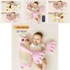 Giraffe Shape Baby Sleep Aid Pillow Hand Palm Toy With Pearl Cotton Filling For Newborns And Infants