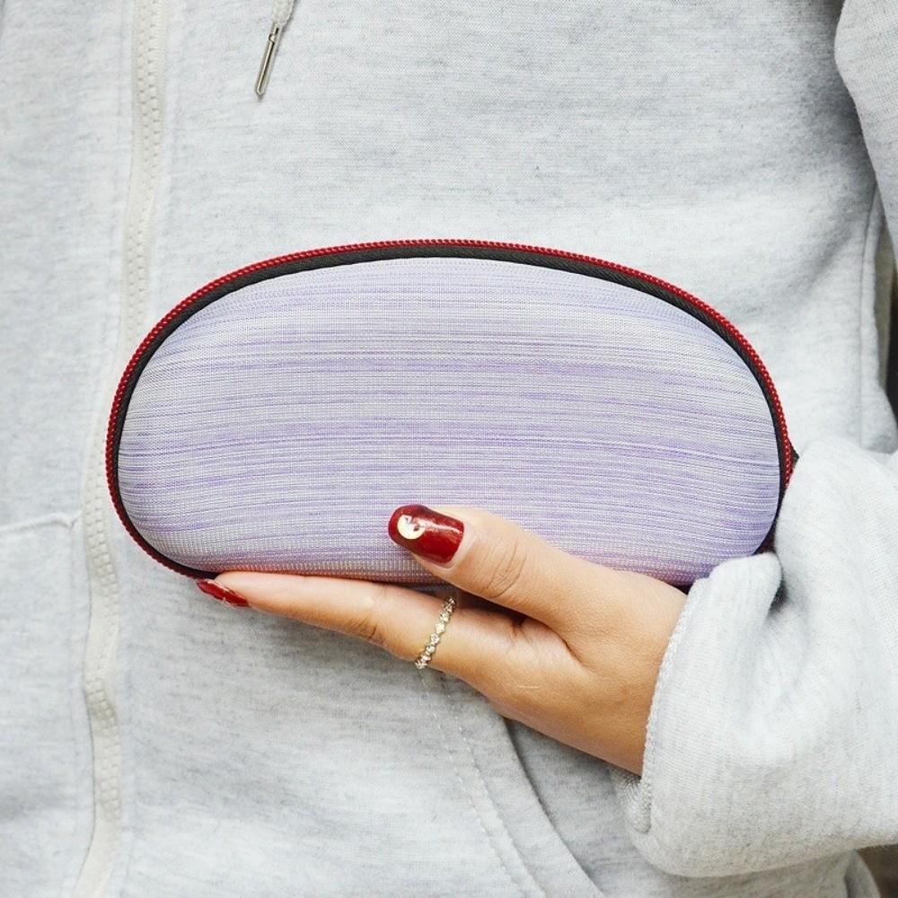Large Capacity EVA Glasses Case with Carabiner Hook EVA Eyewears Storage Box Dust-proof Anti-scratch Swim Goggles Case Swimming