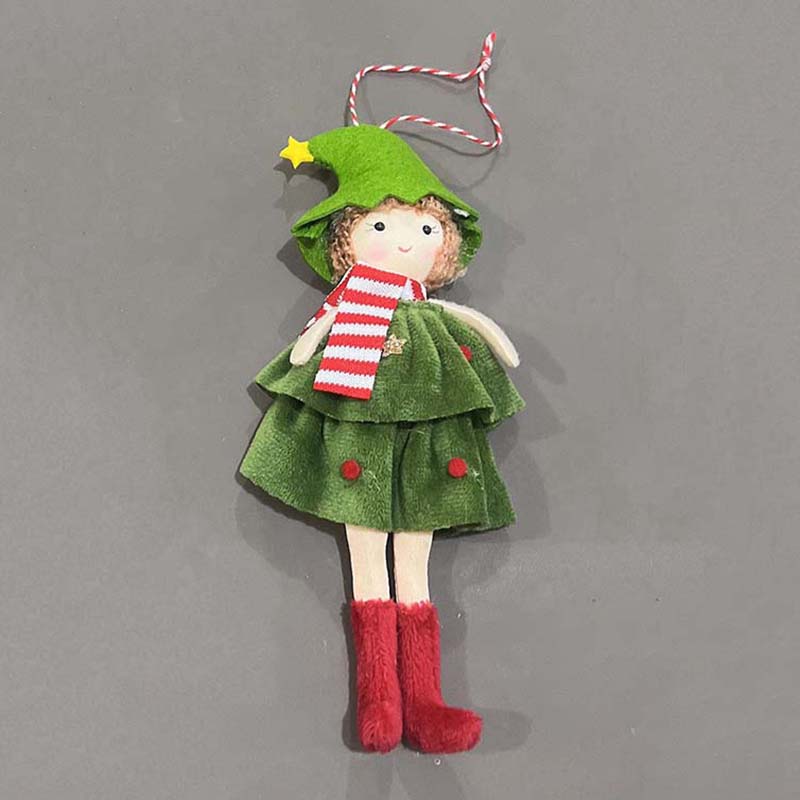 WTEMPO Christmas Pendant Cute Christmas Tree Ornaments Holiday Decor for Xmas New Year Party & Home Decoration Dollhouse Christmas Decorations