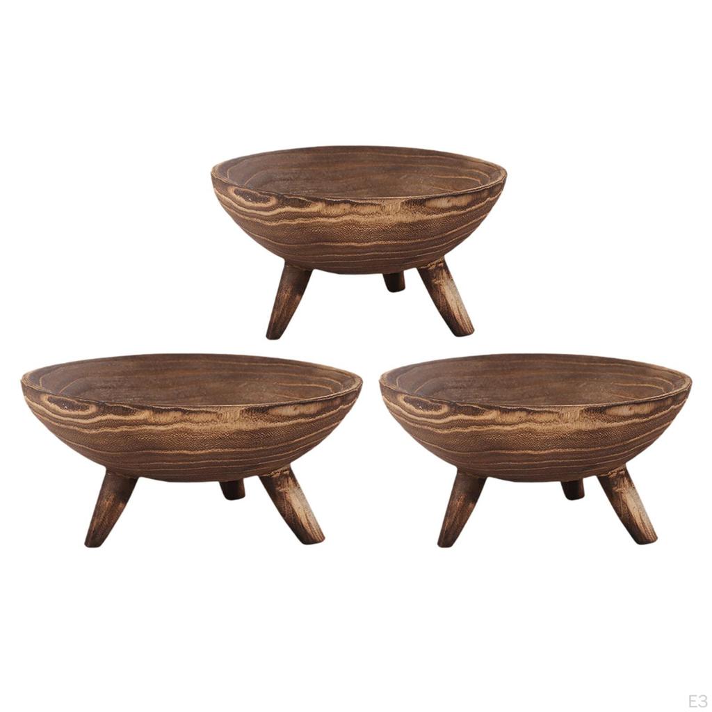 3-Legged Flower Pot, Versatile for Plants, Stable Base, Fruit Bowl