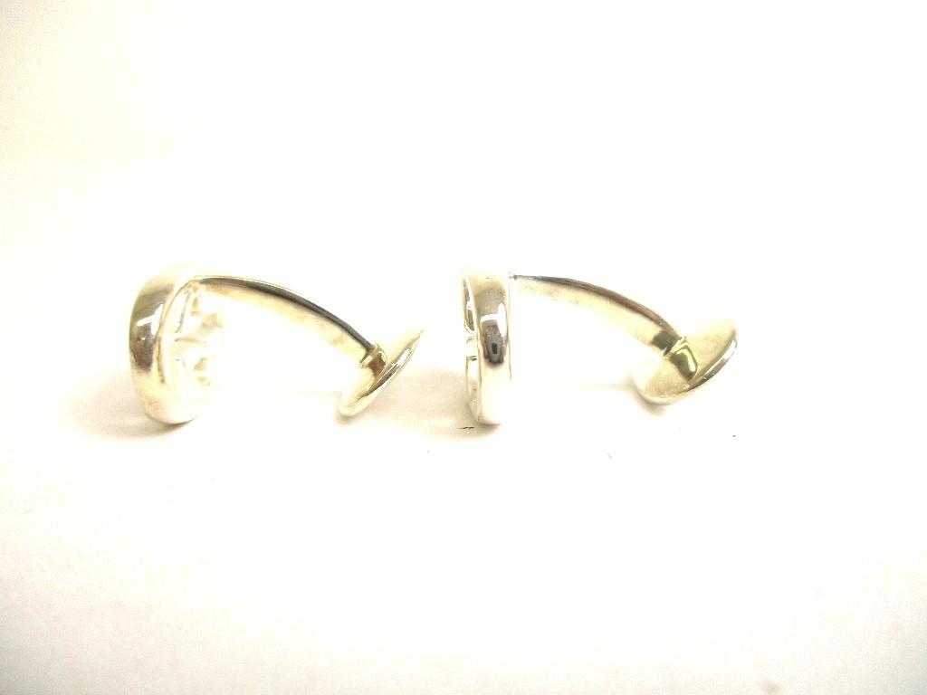 Manșete autentice GUCCI interlocking G Starling Silver Ag925 Manșete #9965 Reconditionate