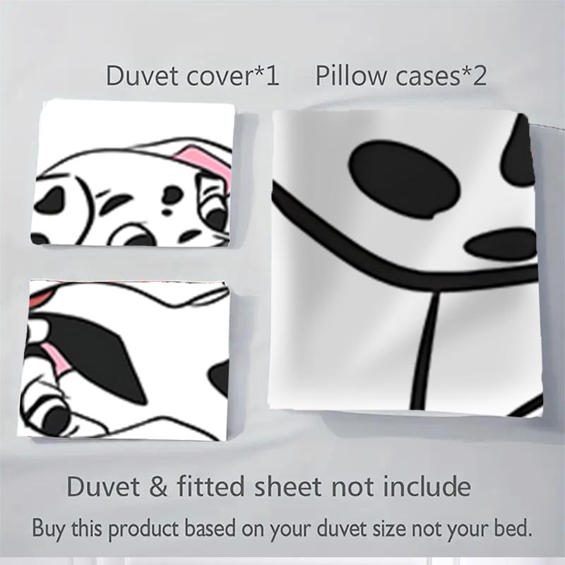 3Pcs Dalmatian Dogs Art Bedding Sets For All Sizes New 3D Printed Bed Cover Comforter Duvet Cover Pillowcase Bedroom Decoration